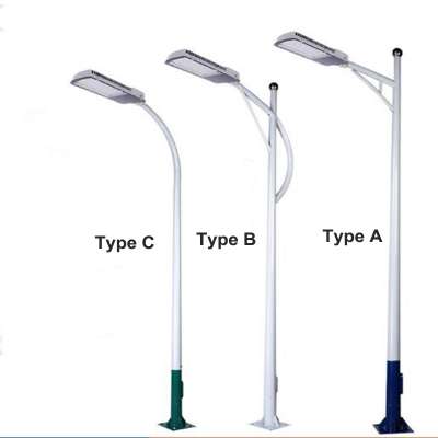 Factory price high quality Q235 4m 5m 6m 7m 8m lamp pole  street light steel pole