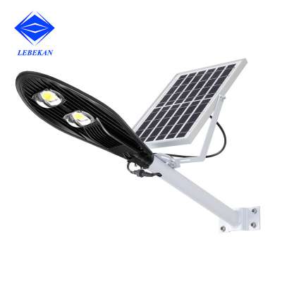 Exterior luminarias lights control waterproof 20w 30w 50w 100w solar led street lamp led lighting